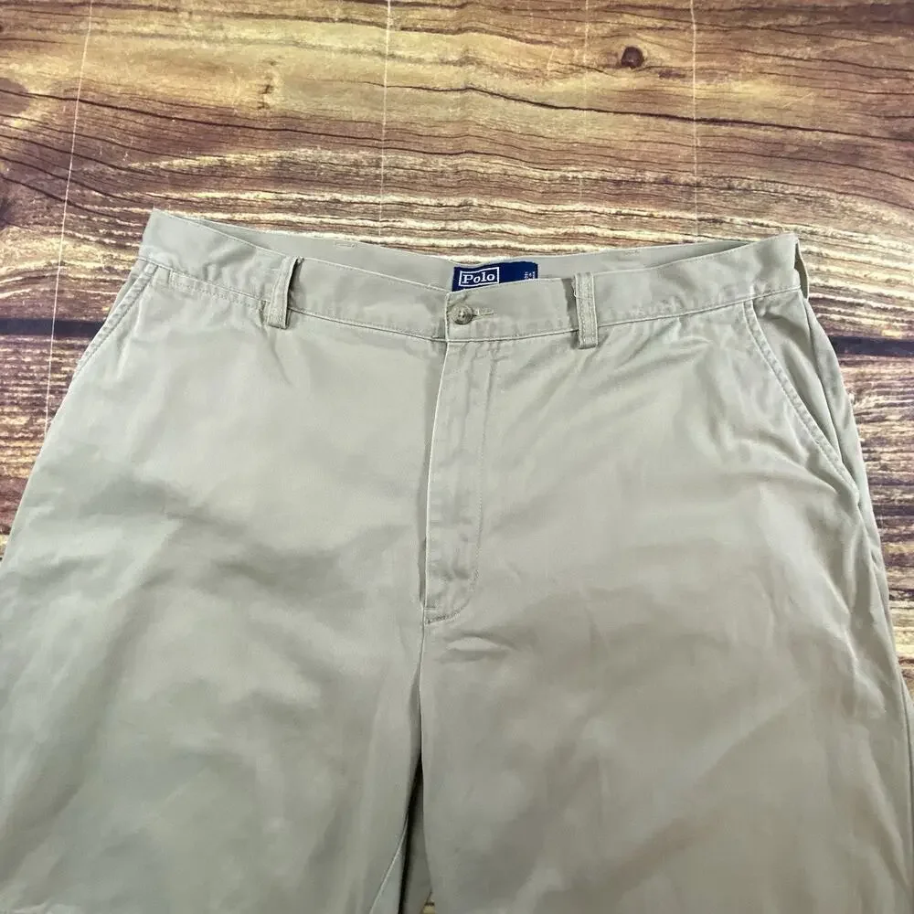Vintage Polo Ralph Lauren Classic Chino Shorts Men’s 38 Khaki Cotton 90s